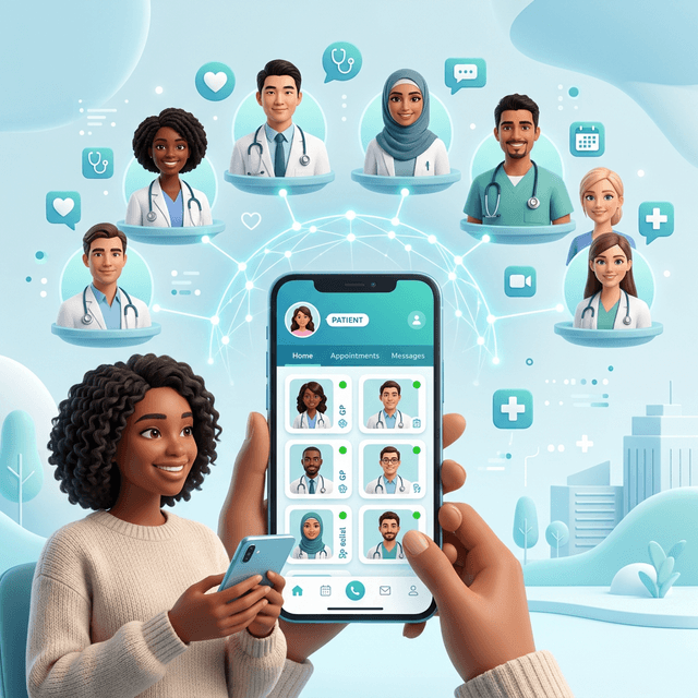 On-Demand Healthcare Services illustration